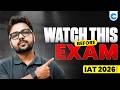 Crack IAT 2026: Last Minute Motivation & Mindset Tips