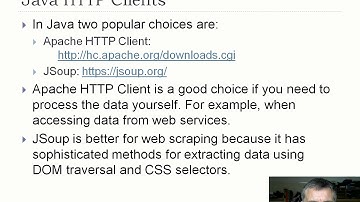 CST 3130 – Week 9 | Lecture 10: Web Scraping with JSoup - David Gamez