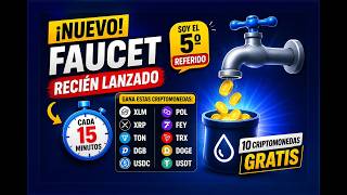 🚀 ¿Quieres Cripto Gratis? Nuevo Faucet muy Amable de Pagos Rápidos