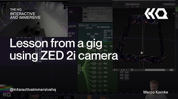 Lesson From a Gig using a ZED 2i Camera - TouchDesigner Tutorial 166