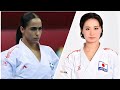 Georgina xenou gre vs emiri iwamoto jpn female kata  karate 1 baku 2022