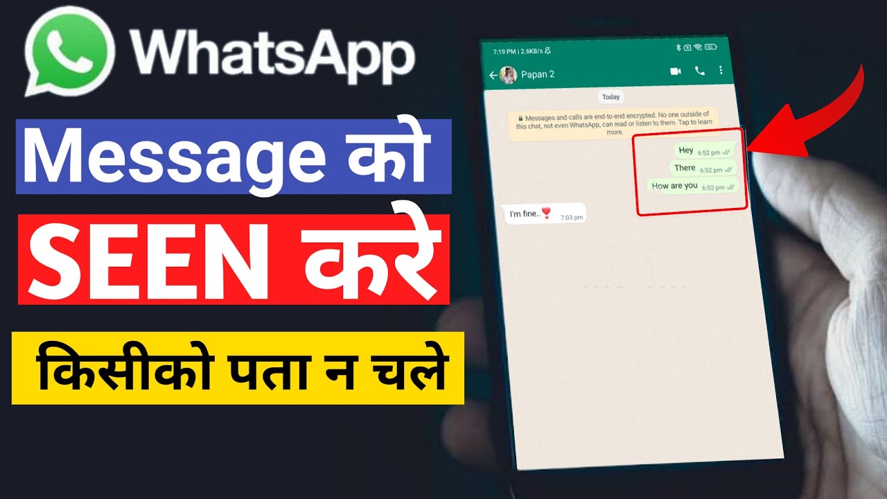 Whatsapp Message Seen But No Blue Ticks | How to Read WhatsApp Messages without Blue Tick Marks 2023