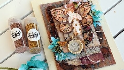 Rust Paste & Acrylic Paint- Easy Card Tutorial