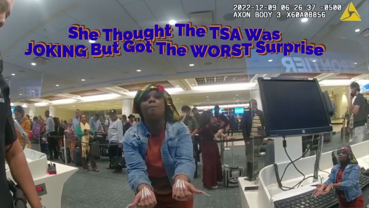 She Thought The TSA Was JOKING But Got The WORST Surprise 😱🚨