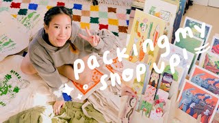 flying my shop across the country?? ✨ art vlog & renegade sxsw prep