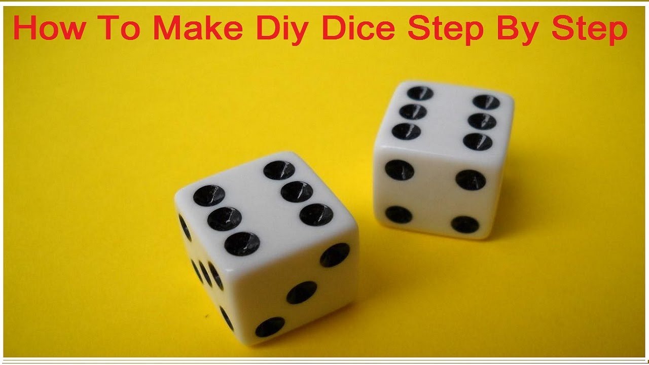How To Make Dice Out Of Paper Very Easy - YouTube