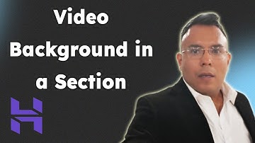 How to Set a Video Background in a Section in Hostinger Website Builder 2025