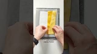 Making a fabric postcard base