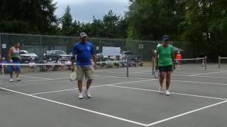 Vancouver Island Pickleball Championship 2016, Mixed Gold, Game 1
