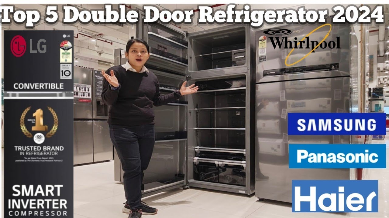 Top 5 Refrigerator in india 2024// Best Double Door Refrigerator 2024 ...