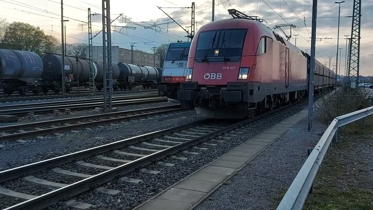 Aachen West Güterzug Verkehr