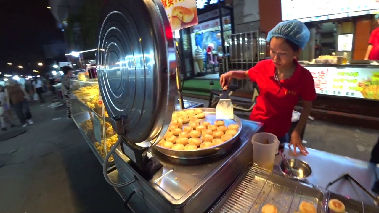 Уличная Еда на ночном рынке в Китае Street Food - YouTube