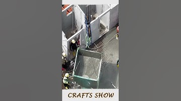 Concrete casting process #smartwork #goodtools