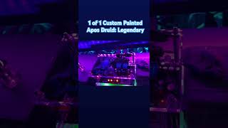 Girlfriend painted my Druid with my favorite IP. 1 of 1 I would guess :) #halo #aposaudio