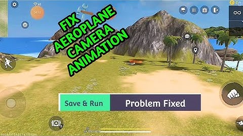 🛠️FIX AEROPLANE CAMERA ANIMATION| CRAFTLAND TUTORIAL| SCRIPT| 100% WORKING FOR EVERYONE| #freefire