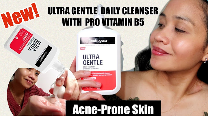 Neutrogena ultra gentle daily cleanser for acne prone skin