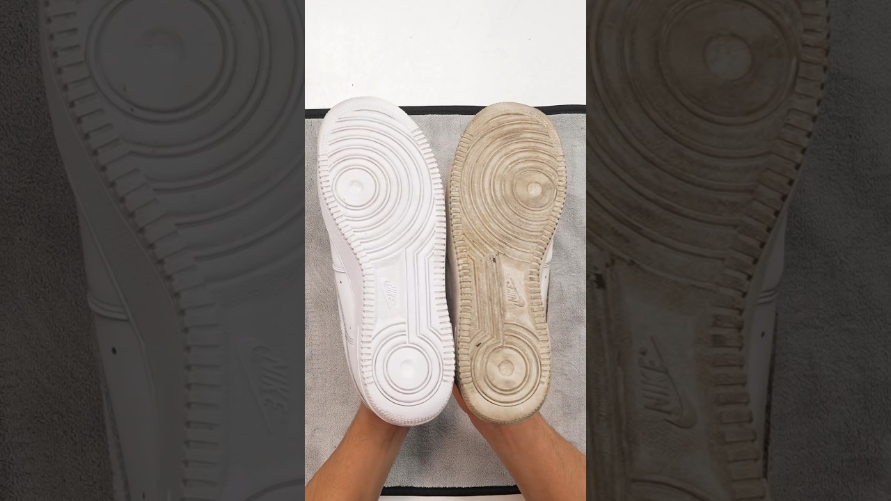 ASMR Shoe Cleaning Nike Air Force 1