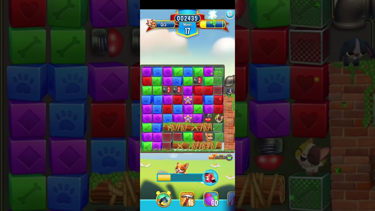 Pet Rescue Saga level 4949 one hammer | PuzzledCubes.site