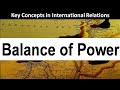 Balance of Power Theory : International Relations Key Concepts ( in Hindi )