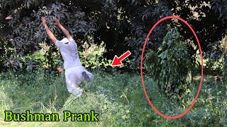 Best Laughing Bushman Prank Crazy Reaction BushMan New Funniest Videos😀😂