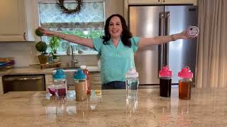 LocknLock Set of 2 Tritan Shaker Bottles w/ Locking Lids on QVC