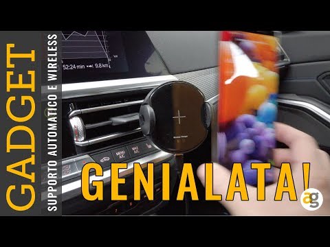 GADGET GENIALE! Recensione del SUPPORTO AUTOMATICO CARICABATTERIE WIRELESS