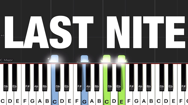 Last Nite Piano version - Piano performance video thumbnail