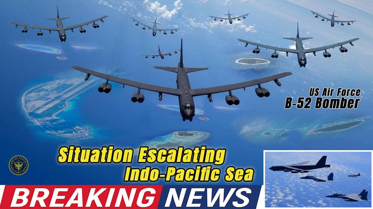 High Alert! US Air Force B-52 Bomber Deployed to Indo-Pacific Region, what  US is Preparing - YouTube