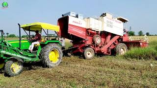 Preet Nxg Combine Harvester Stuck In Mud Rescued By John Deere 5310