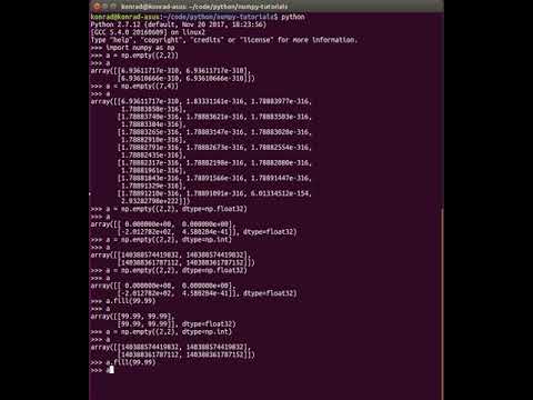 Video: Apakah NumPy kosong?