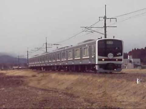 205系600番台Y3編成 日光駅展示返却回送(回9874M)@2013.3.2