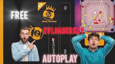 free ev loader subscription key login password free really big  give away #carrompool #carrom