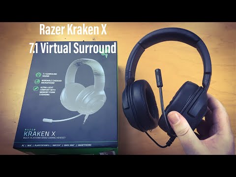 Razer Kraken X 7.1 Virtual Surround Sound (UNBOXING)
