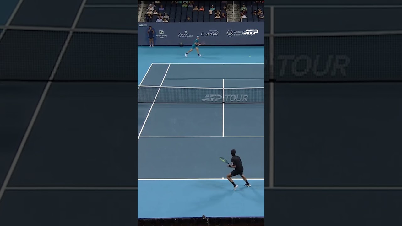 Tommy Paul puts stunning end to 27-ball rally! 😤  #CincyTennis