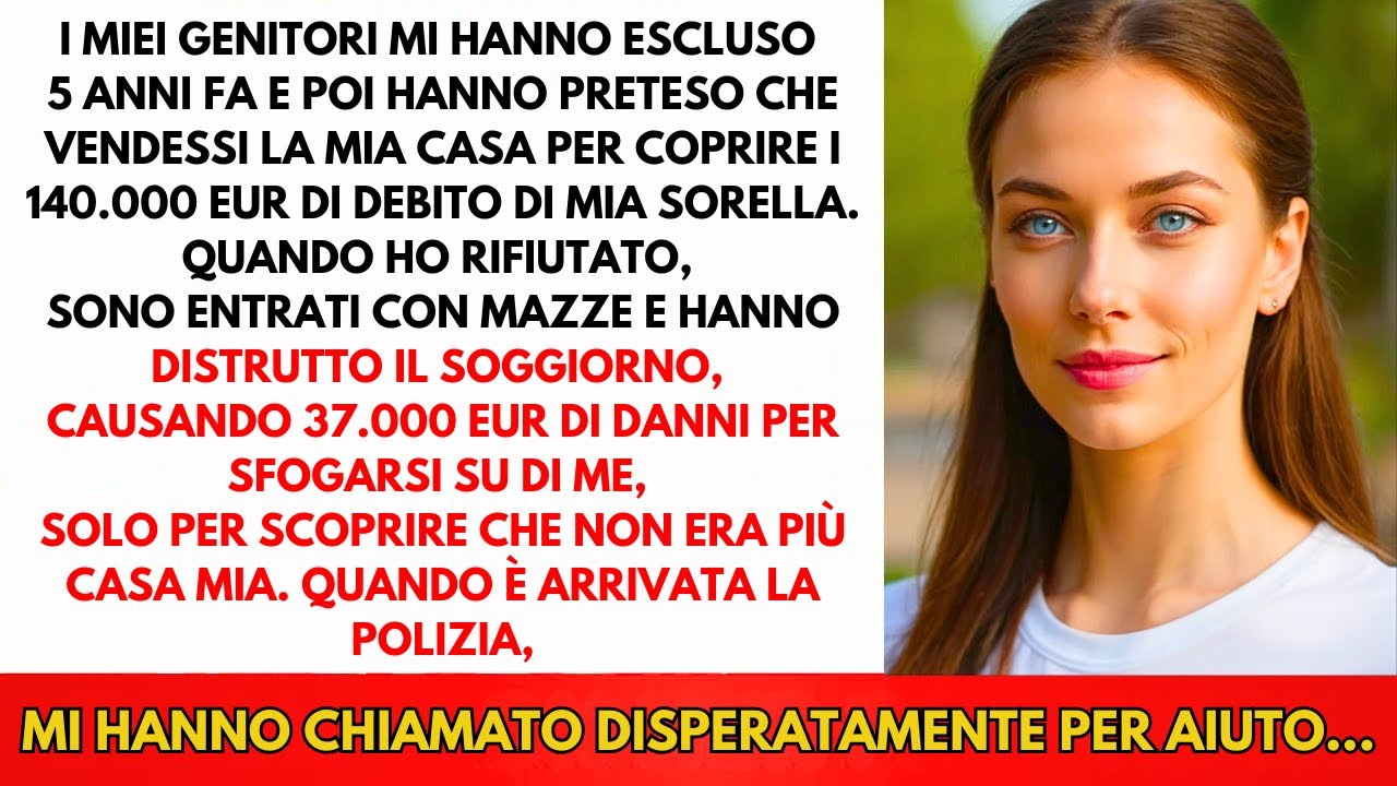 La Mia Famiglia È Entrata Con Spranghe Quando Ho Rifiutato Di Vendere Per I Loro 140.000€