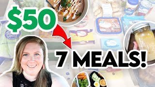 BUDGET MEAL PREP!  25+ SERVINGS ON A $50 BUDGET AT WALMART @JenChapin
