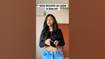 Introverts vs extroverts #shorts #introvert #extrovert