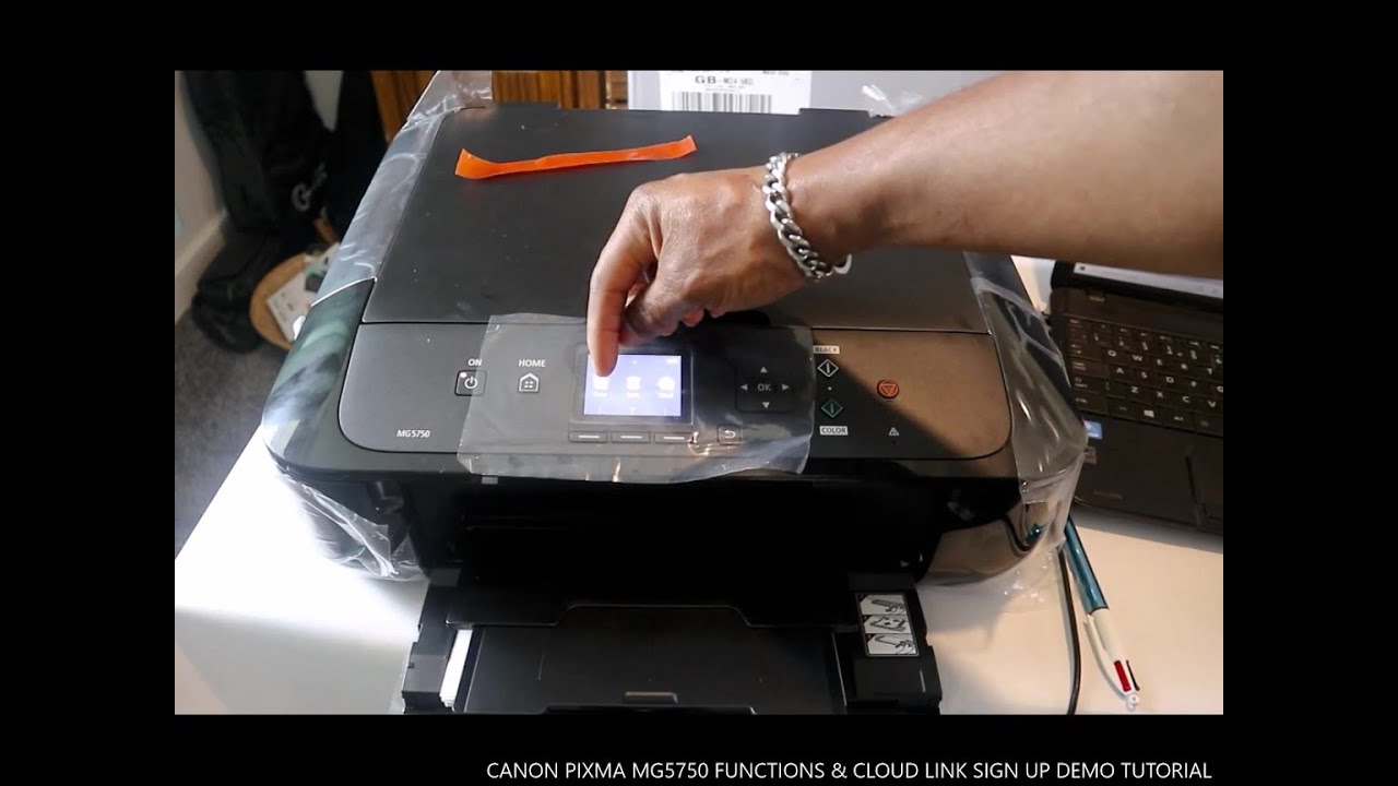 CANON PIXMA MG5750 FUNCTIONS \u0026 CLOUD 