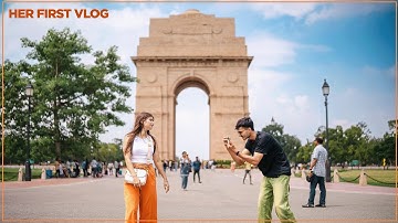 Shooting Her First Vlog @filmmakerabhi