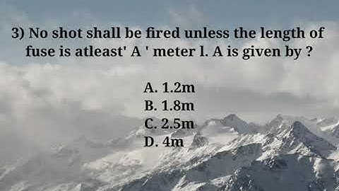 Drilling & blasting top MCQ question for mining sirdar ,overman exam #mining