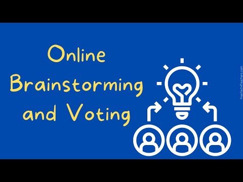 A Neat Online Brainstorming and Voting Tool - No Registration Required