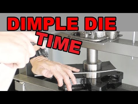 How to use a dimple die - EASY - Harbor Freight Press - YouTube