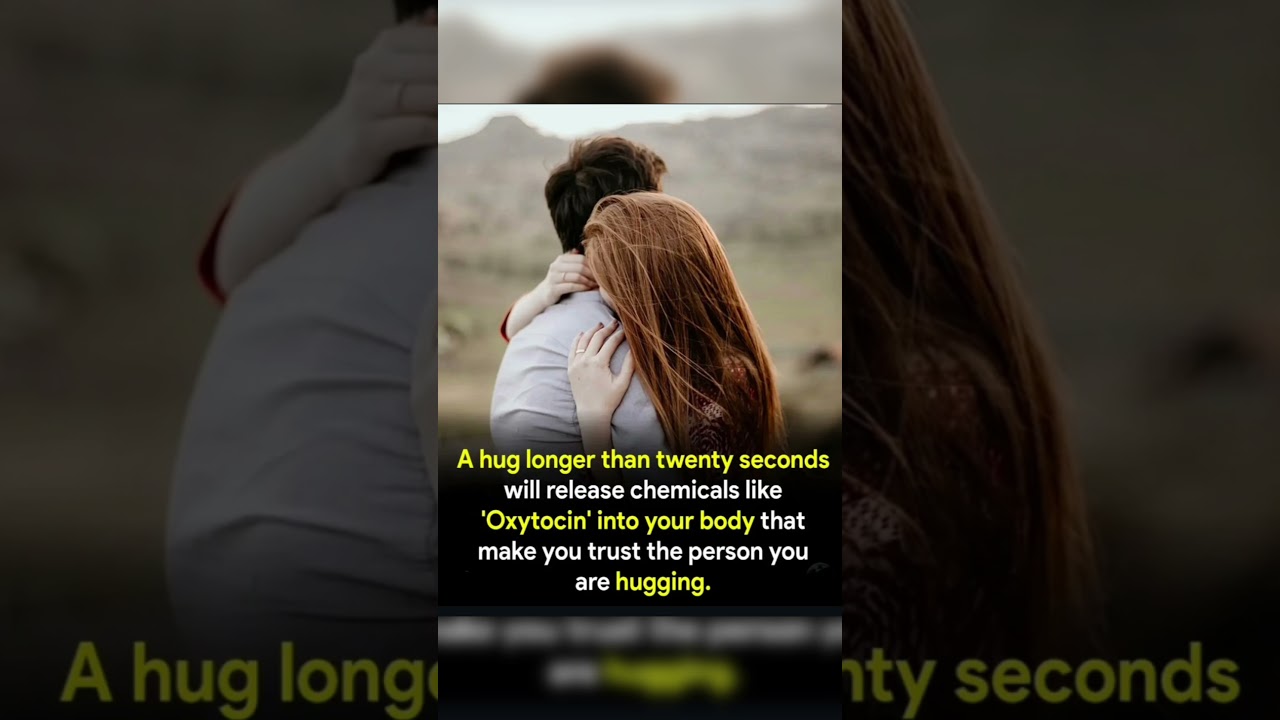 A 20 Second Hug Can Change Your Brain | Oxytocin Fact 😳 | Science Shorts
