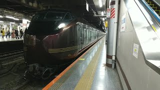 E655系なごみ 山形団臨返却回送警笛を鳴らして上野駅発車