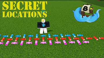 Secret Candy Locations: Build a Boat for Treasure [ Roblox ]