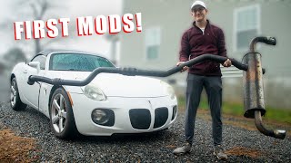 The Solstice GXP Gets its First Performance Mods!