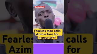 Fearless man calls Azimio fans for hypocrisy😎 #ruto #live #citizentvlive #gachagua #raila