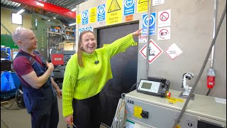 Anni The ExWife Reacts to New 300 Ton Hydraulic Press and Press Bunker