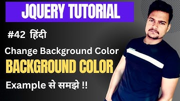 Change background color using jQuery