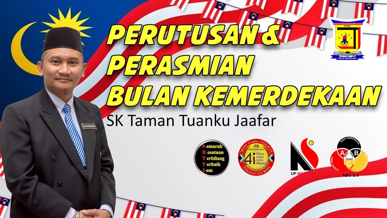 Perutusan dan Perasmian Bulan Kemerdekaan oleh Guru Besar SK Taman